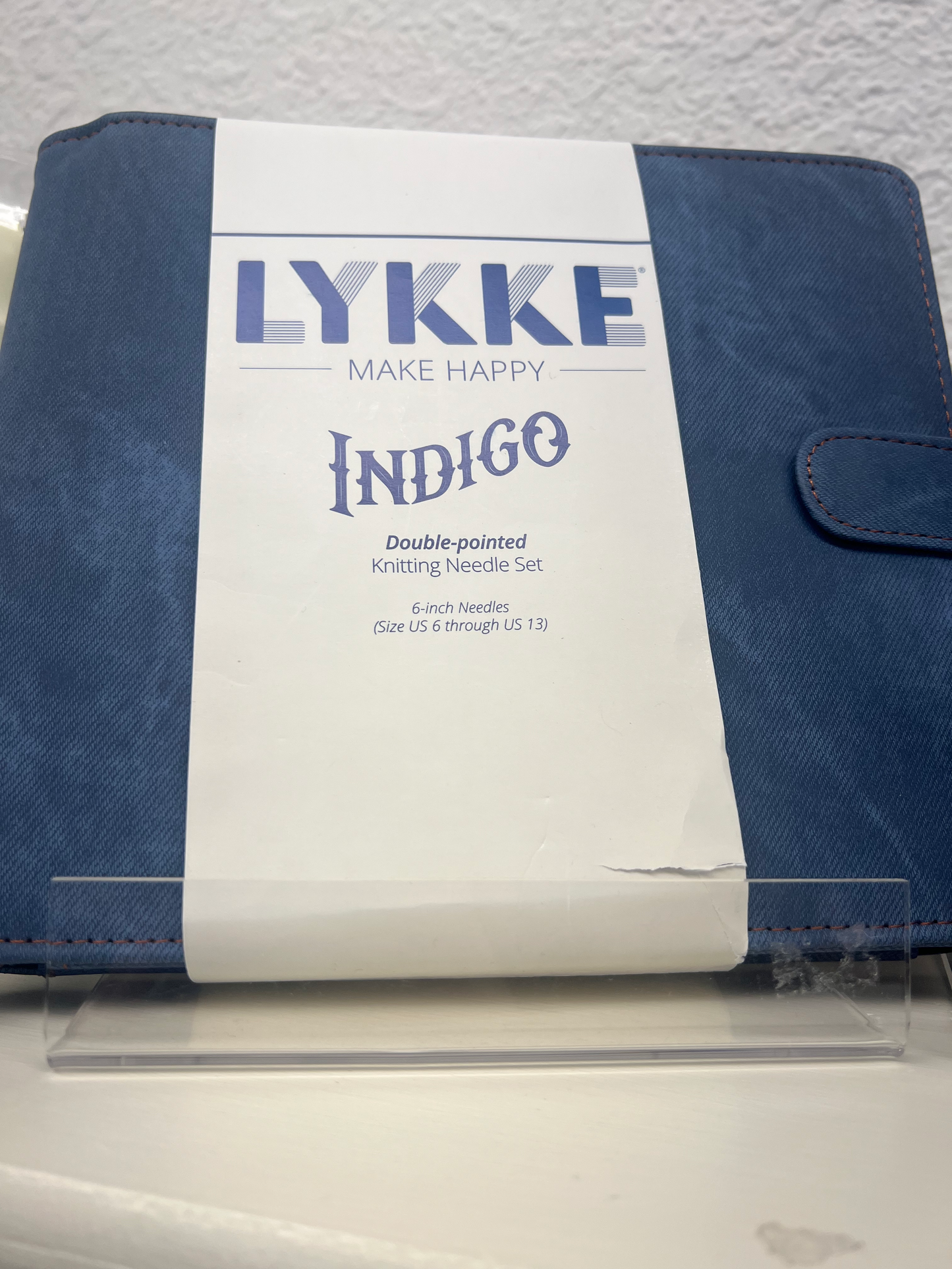 Lykke Needles & Totes Indigo Lg DP Set