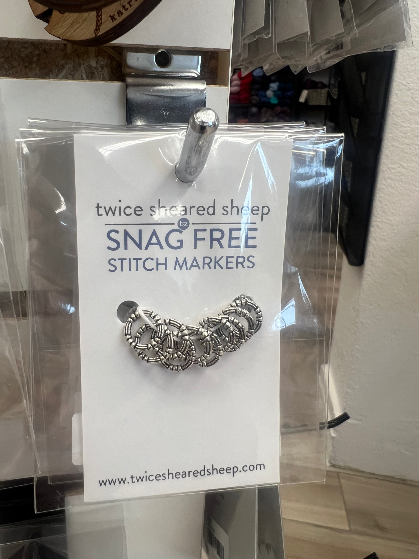 Stitch Markers Braided Med