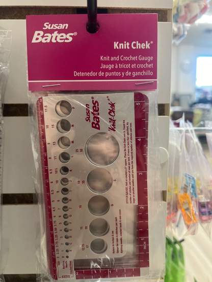 Needle Gauge  Knit Check
