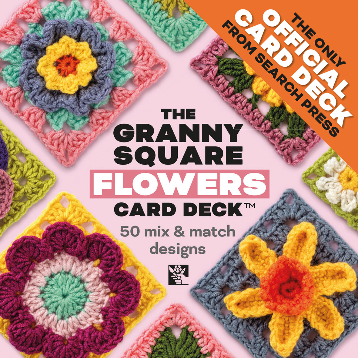Granny Square Flowers Card Deck