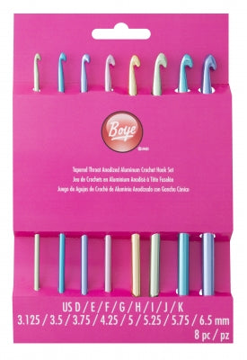 Boye Crochet Hook set D-K
